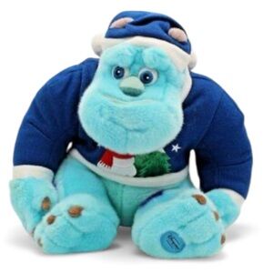 New Disney Store Exclusive Sulley Snowman Plush 12" Monsters Inc. Christmas Toy